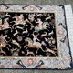 Tapis en soie Indo-Persan scène de chasse