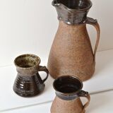Pitcher and cups