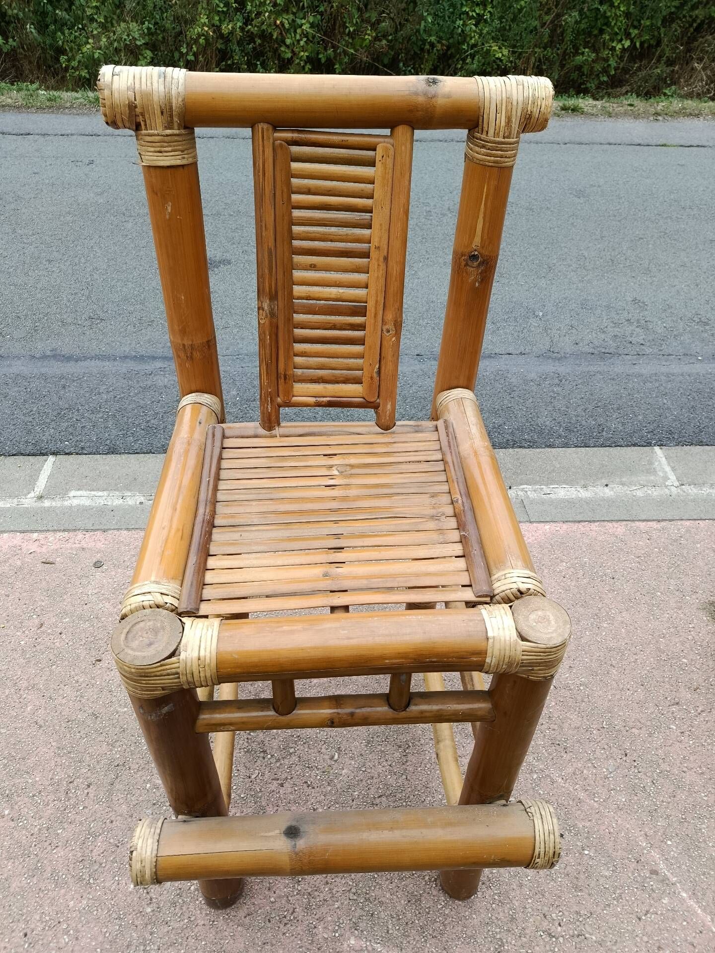 Bamboo high chairs