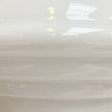 Opal glass ceiling lamp with cable from the 1960s