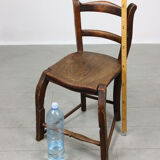 Antique Patinated Children's Chair, 1890s