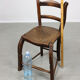 Antique Patinated Children's Chair, 1890s