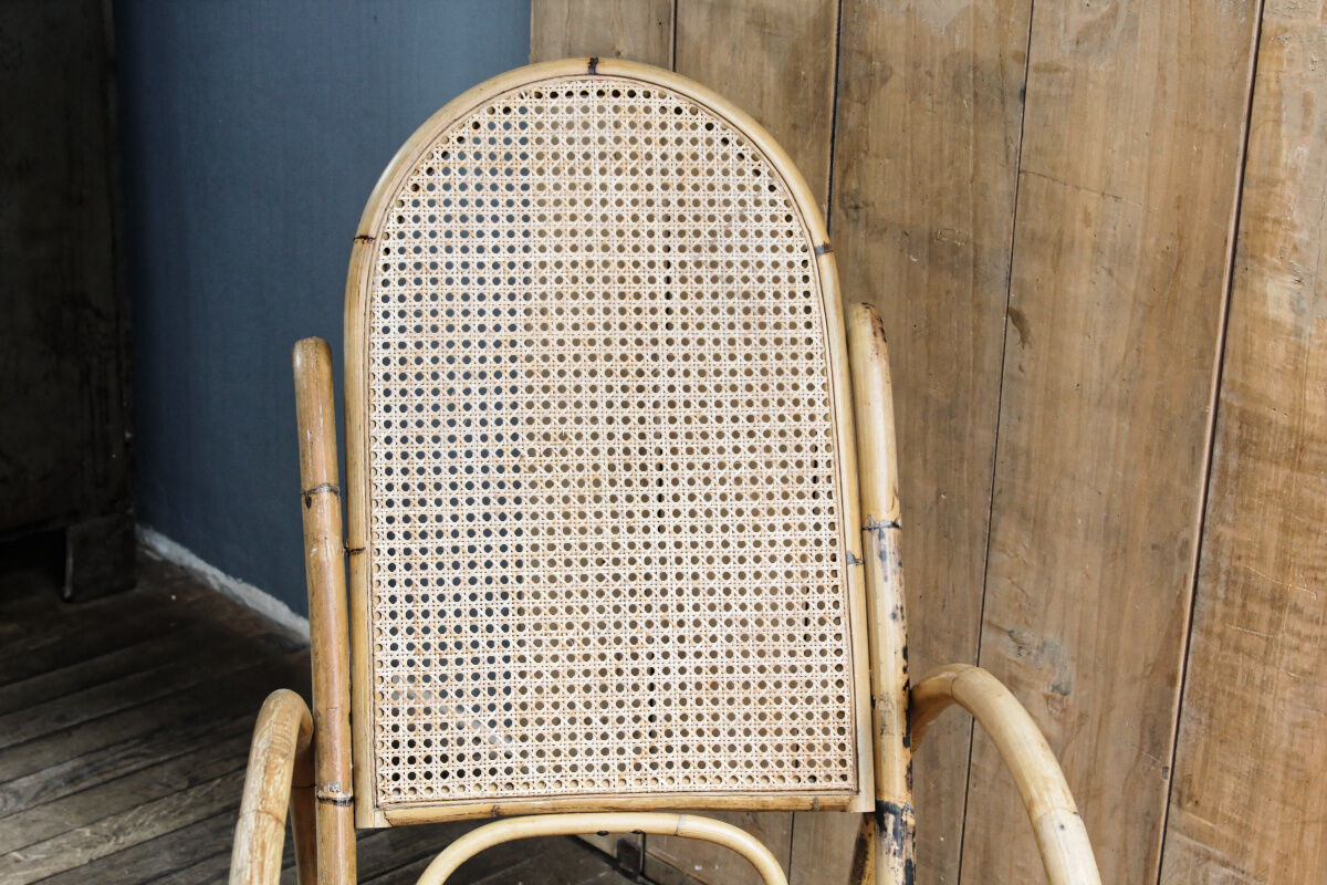 Bamboo rocking chair