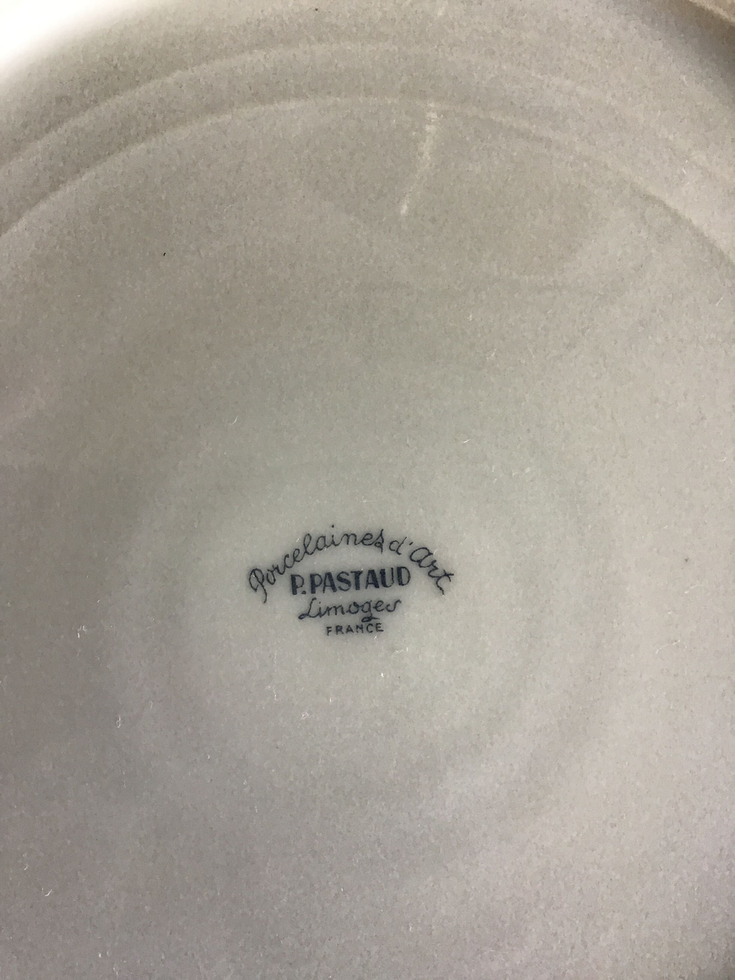 6 porcelain plates Limoges