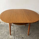 Mid-Century Modern 1960’s dining table and chairs set by Schreiber Furnitur