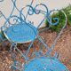 Old wrought iron garden furniture
