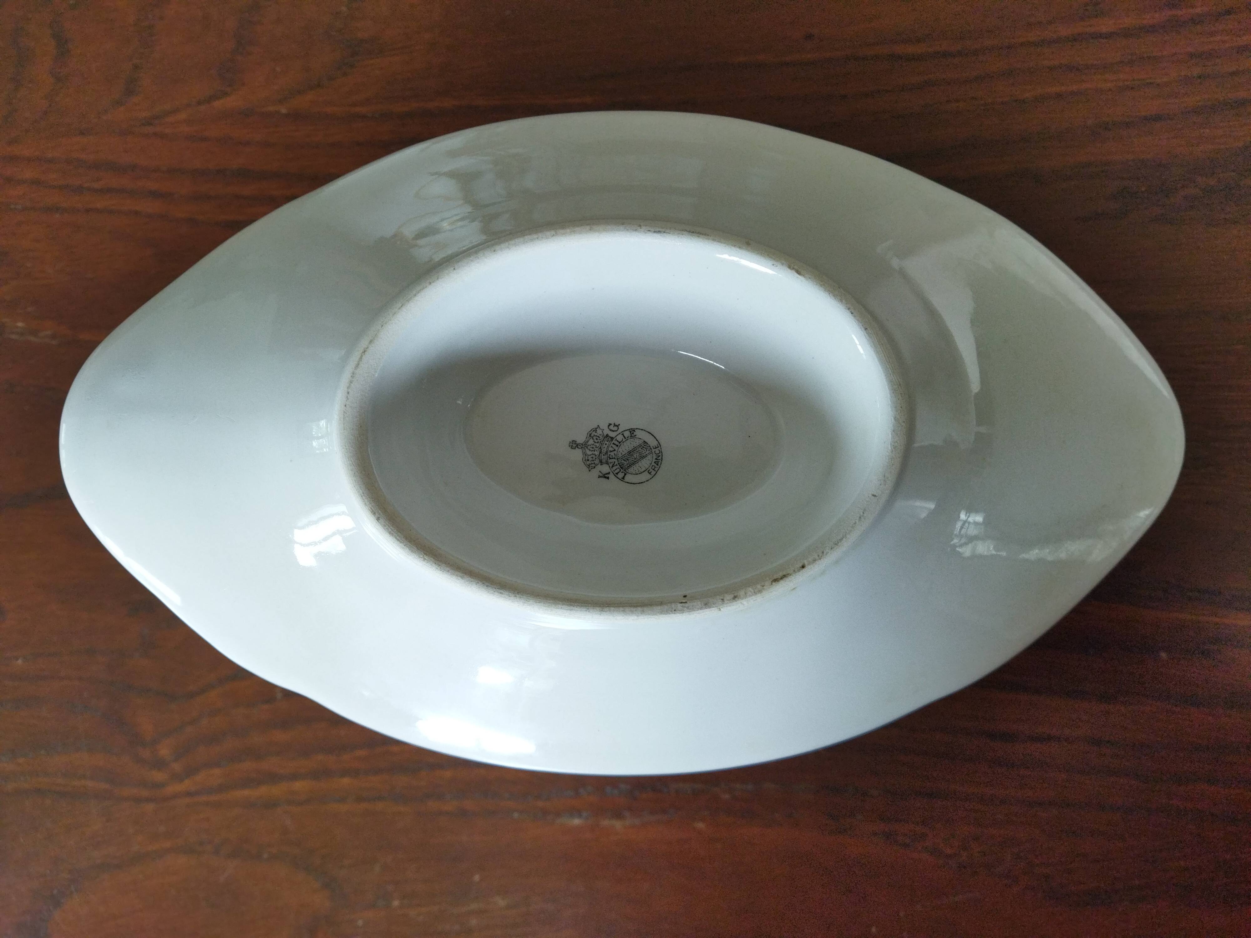 Saucière "Réverbère fin" KG Lunéville