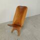 Vintage african birthing chair, 1960s