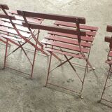 4 chaises pliantes de square