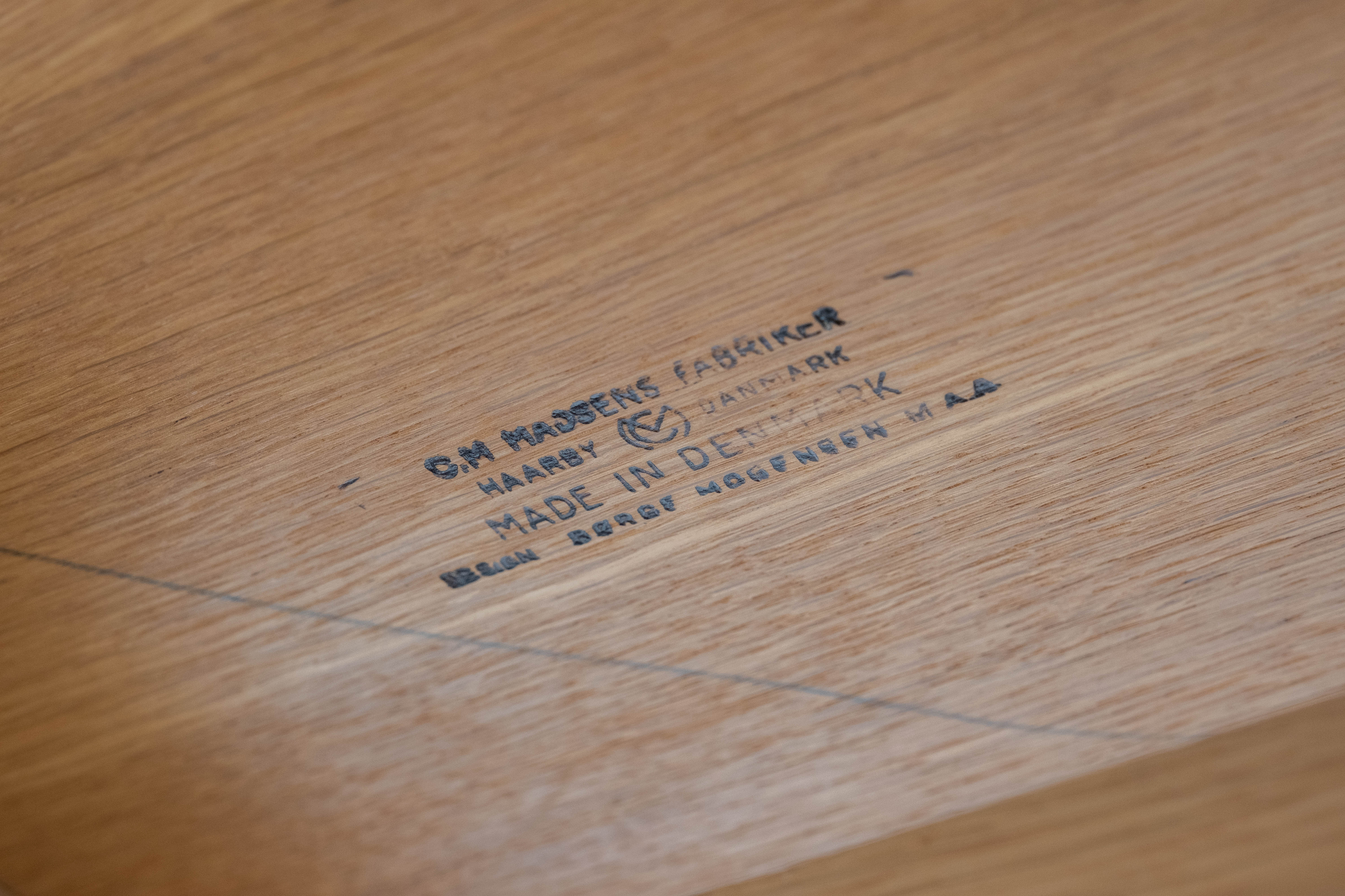 Shaker dining table designed by Børge Mogensen for Carl Madsen & Son, Denmark 1960s.