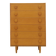 Ash veneer chest of drawers, Denmark, 1970s