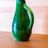 Green ceramic chest signed FG 70's