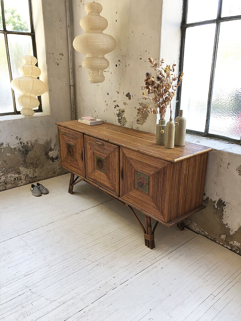 Tropicalist rattan sideboard 60