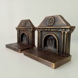 Pair of 1920s Art Deco bronze bookends