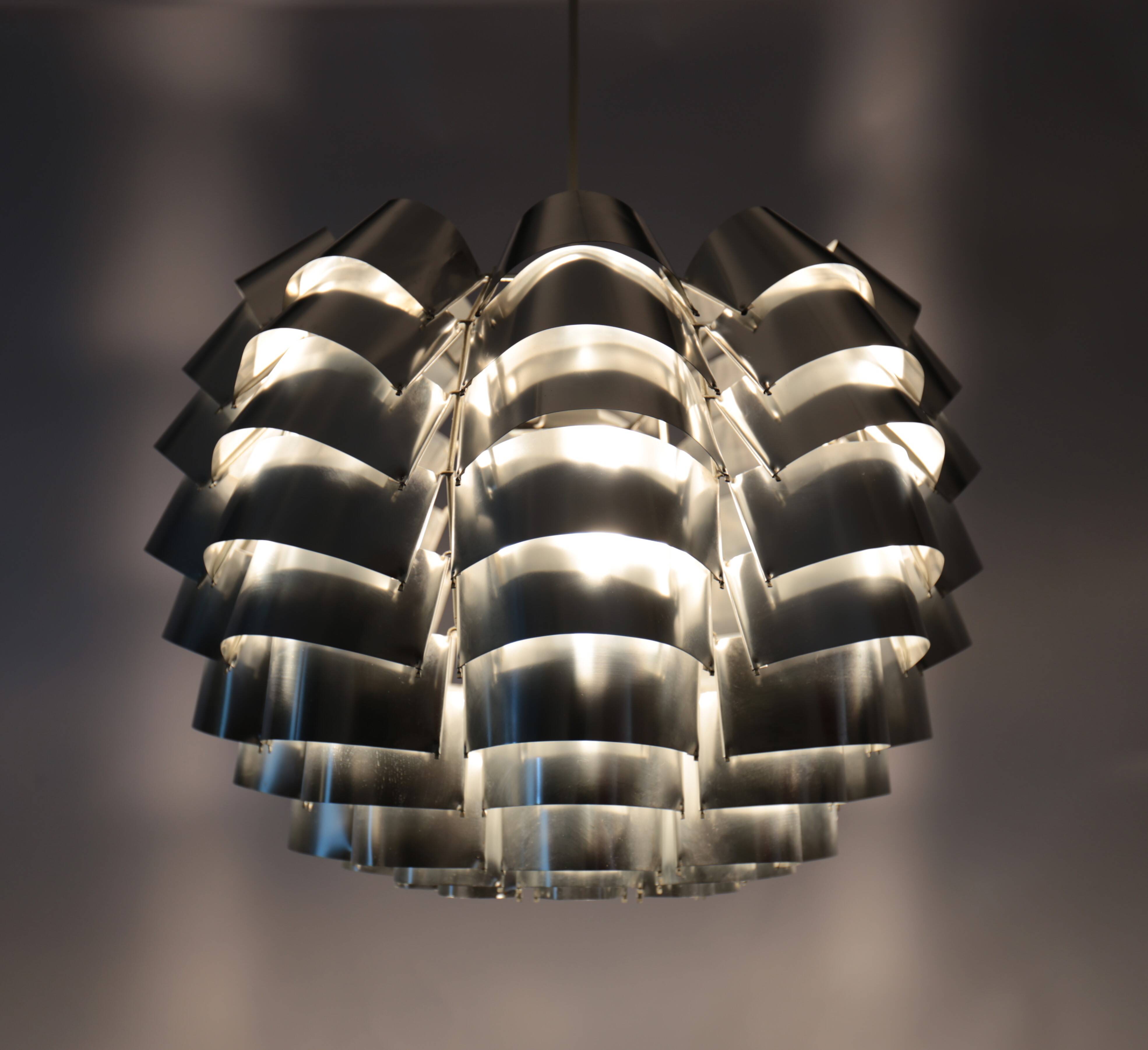 Vintage Orion model pendant light by Max Sauze