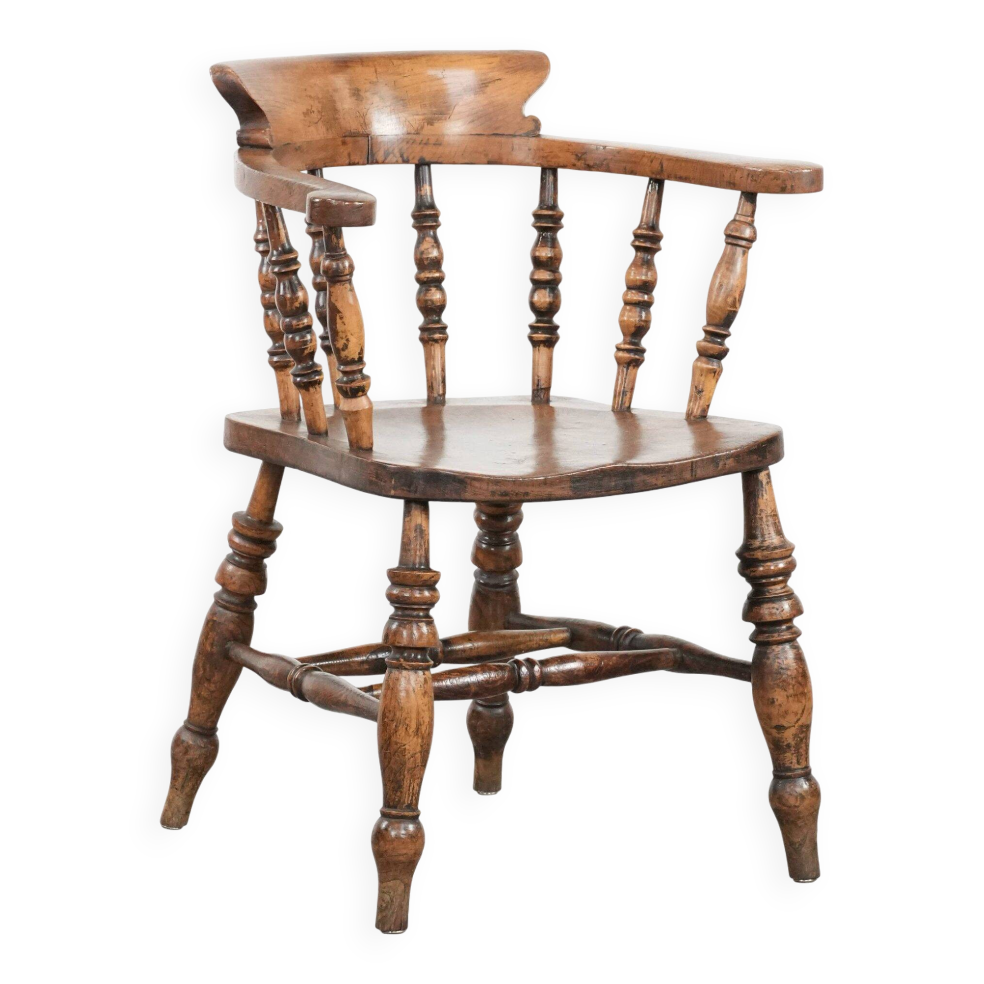 Antique English captain's chair/ desk chair from the early 19th century