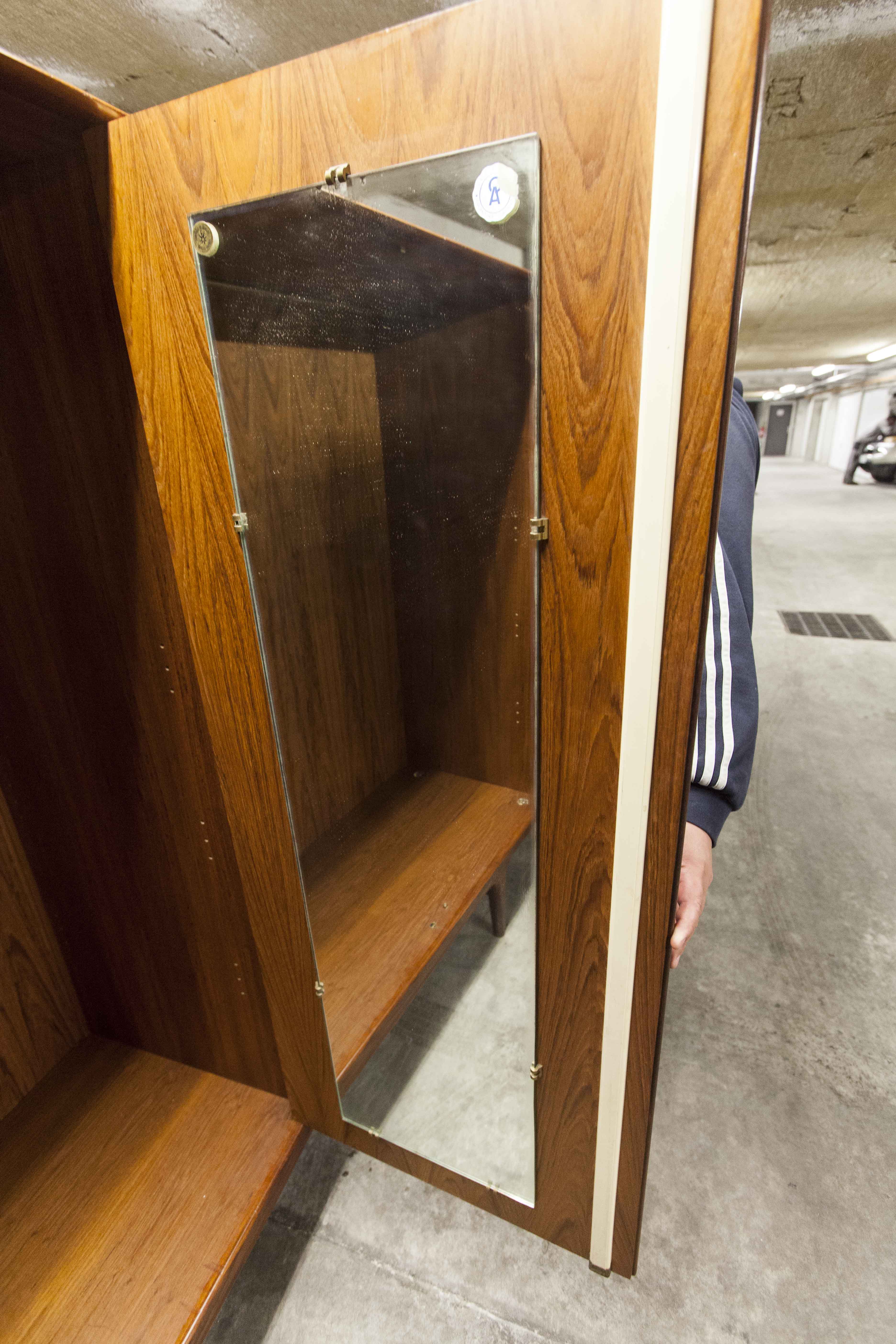 Scandinavian wardrobe 1960 Simat teak