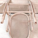 Footstool known as a "flâneuse" in bentwood by Thonet - 1910s/20s