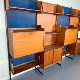 Mid-Century Modern modular wood bookcase from 50s