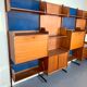 Mid-Century Modern modular wood bookcase from 50s