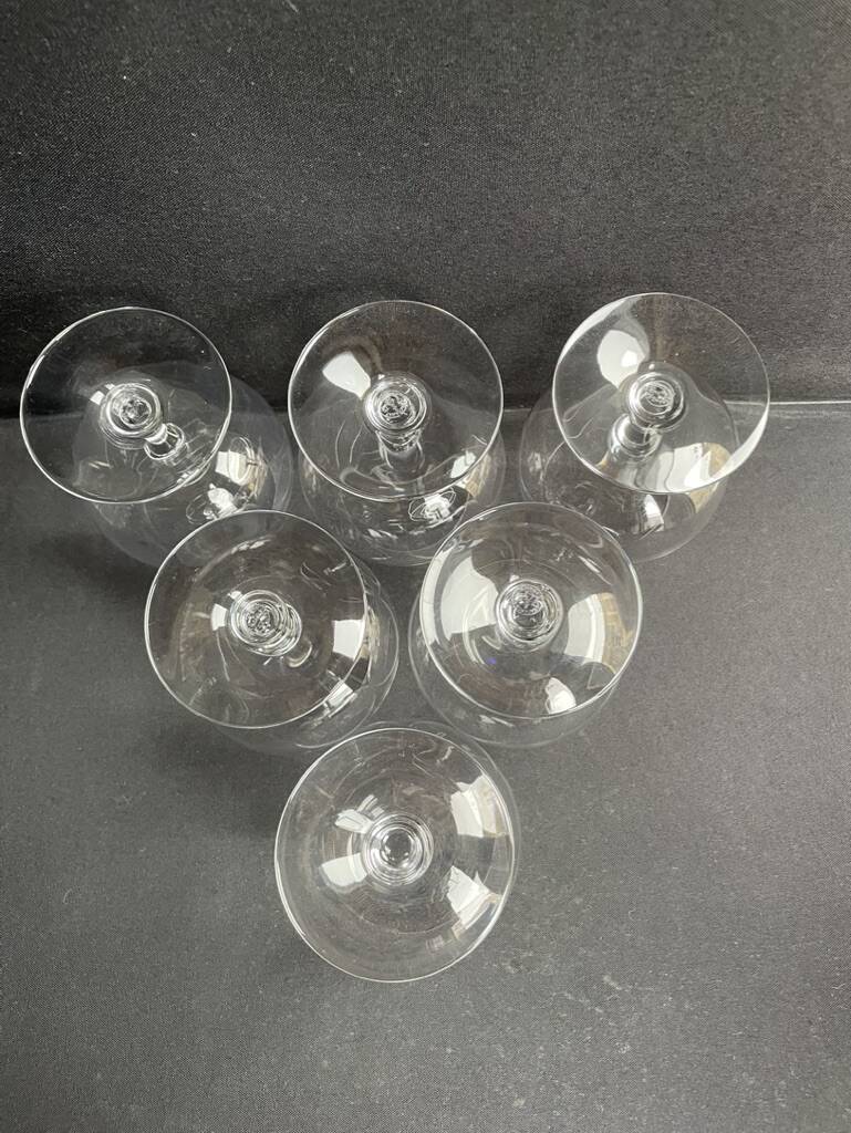 6 Cognac/Armagnac glasses stamped Baccarat Perfection service