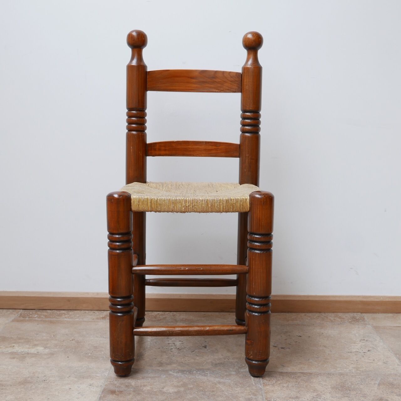 Set of six french mid-century dining chairs