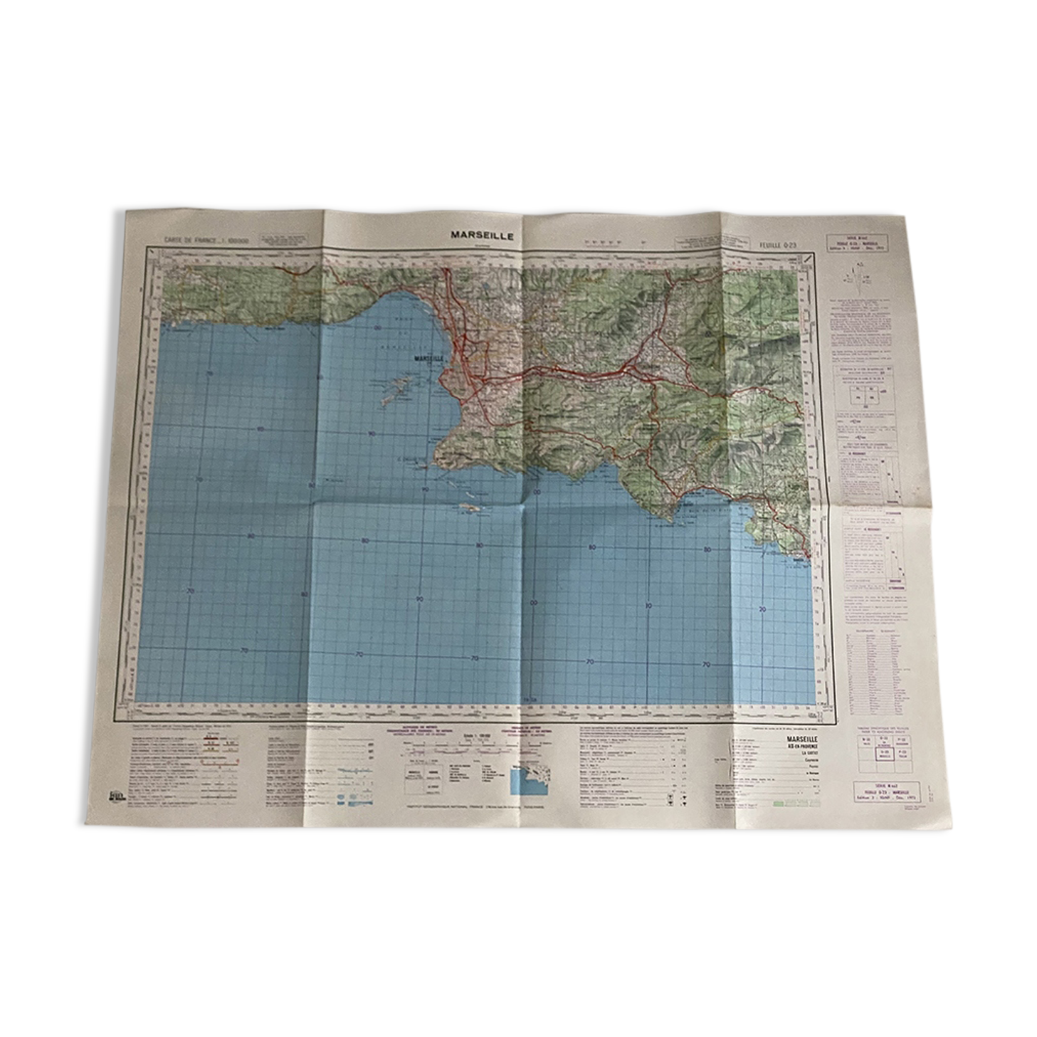 Map Marseille 1973
