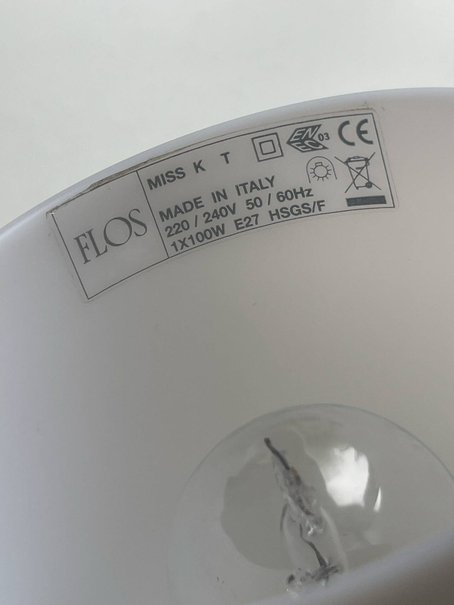 Miss K lamp by Flos.