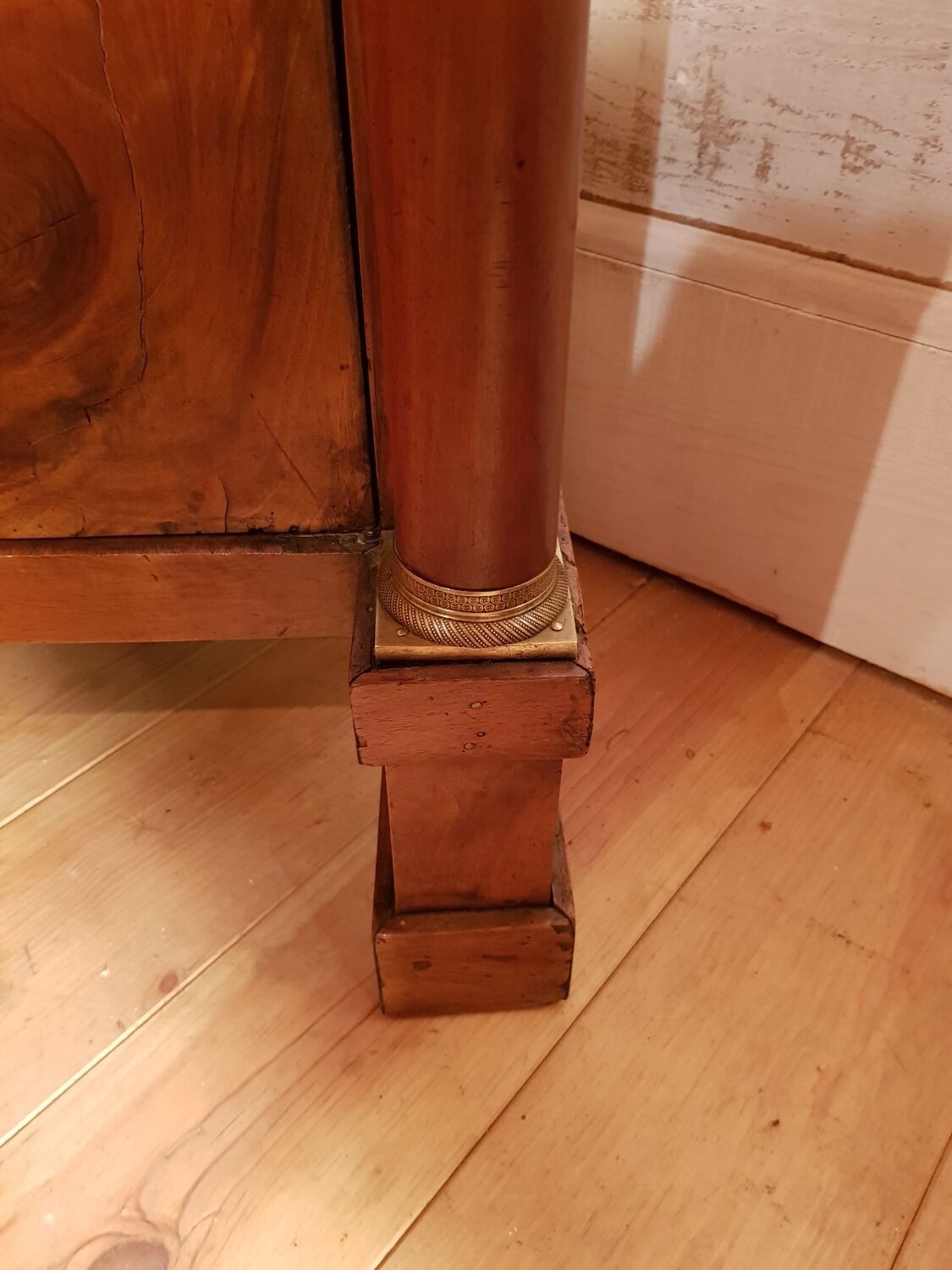 Empire secretary in walnut.