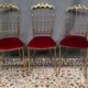 Chiavari. Set - chaise design de style Napoléon III.