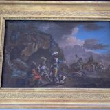 Entourage of Francesco Casanova (London 1727-1801 Vorderbrühl) The horsemen's halt