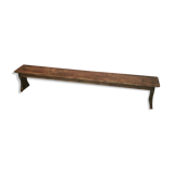 Solid oak school bench