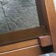 Modernist rectangular coffee table wood and glass - vintage - 1960s