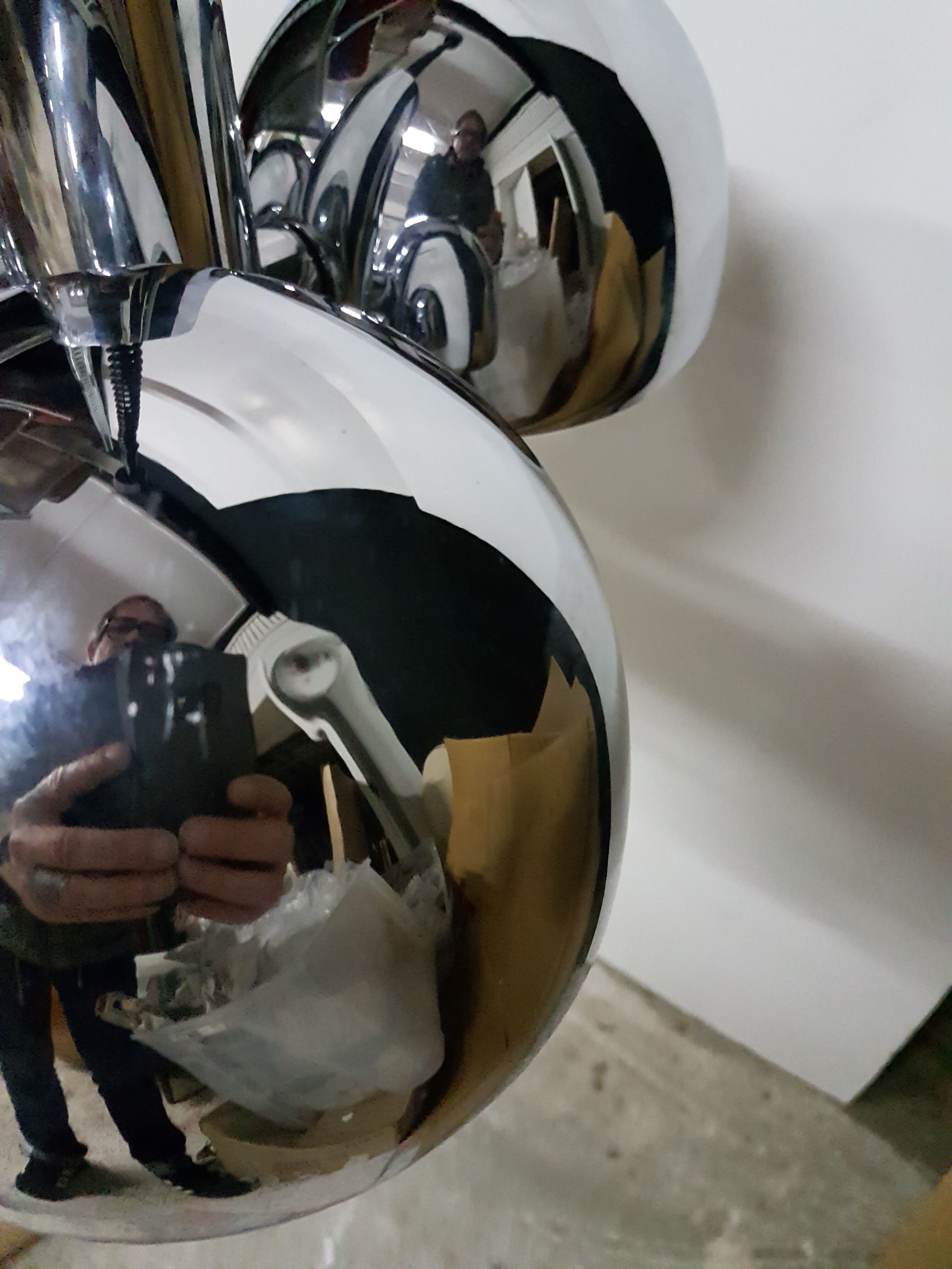 70s Egon Hillbrand design ceiling lamp