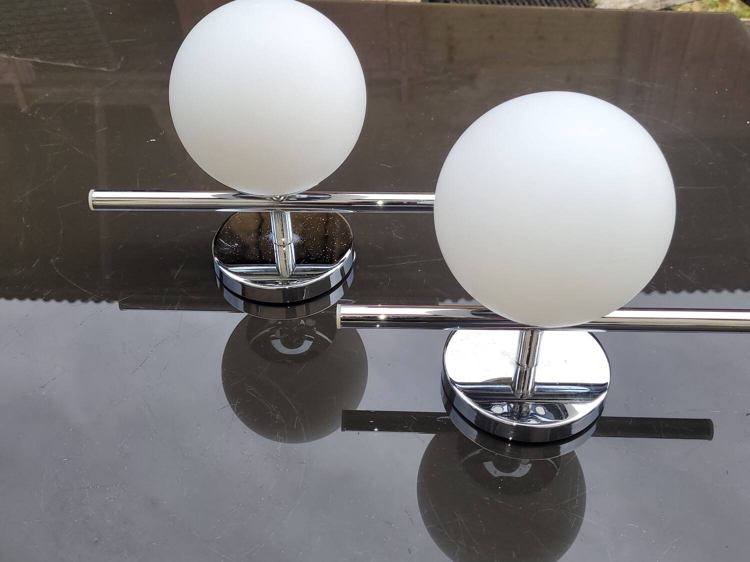 Vintage Chrome Wall Lamp