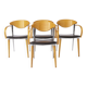 4 Chaises Vintage 1980, par Capdell, Espagne, Modèle : Paco, Empilables