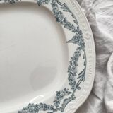 Iron earthenware dish “Louis XVI” U&C Sarreguemines