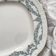 Iron earthenware dish “Louis XVI” U&C Sarreguemines