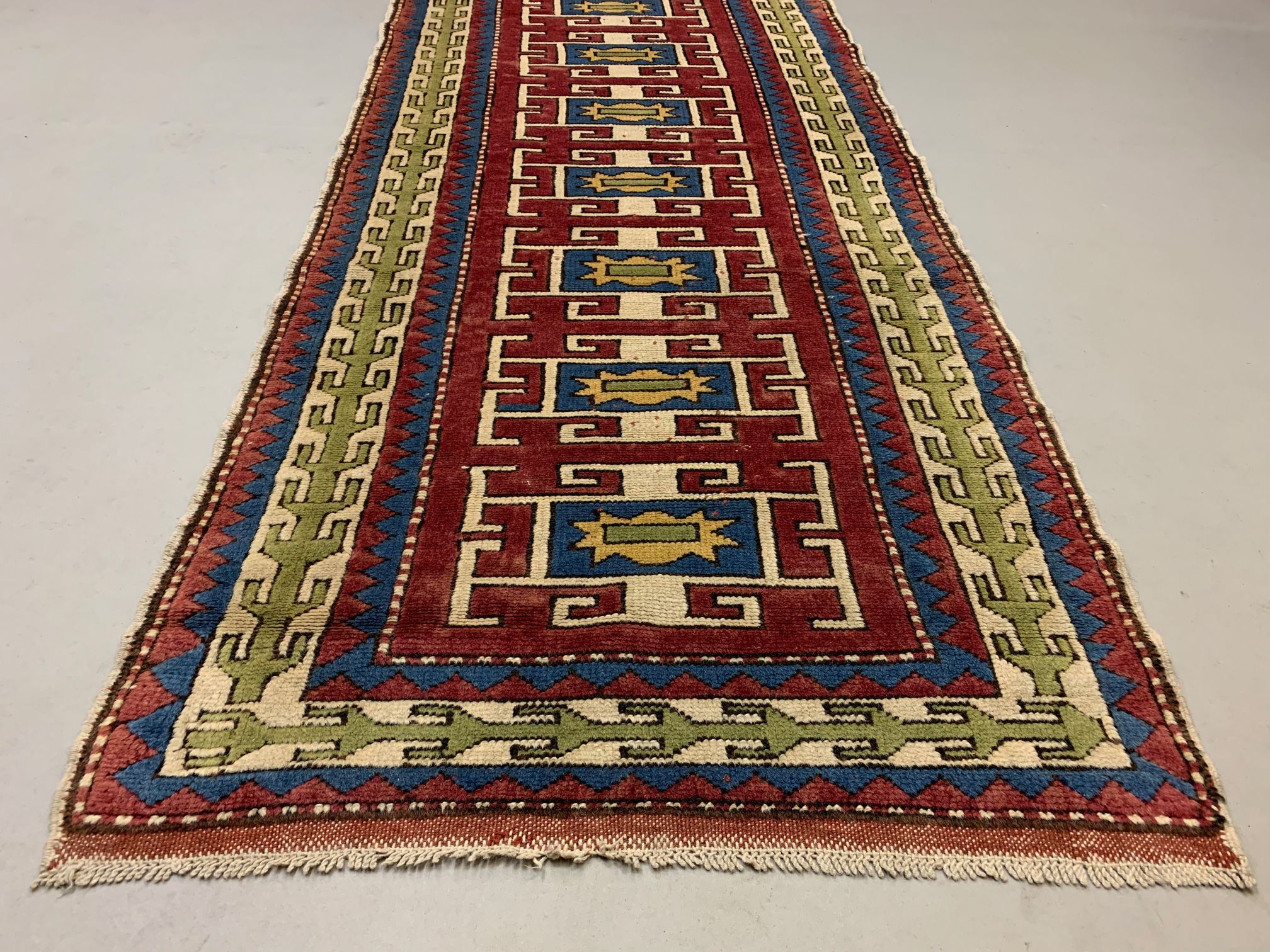Turkish Runner 365x87 cm Kazak Rug