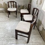 4 Scandinavian mahogany chairs