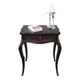 Console en bois noirci XIXème siècle