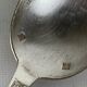 4 small silver metal spoons