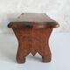 Old wooden stool or step