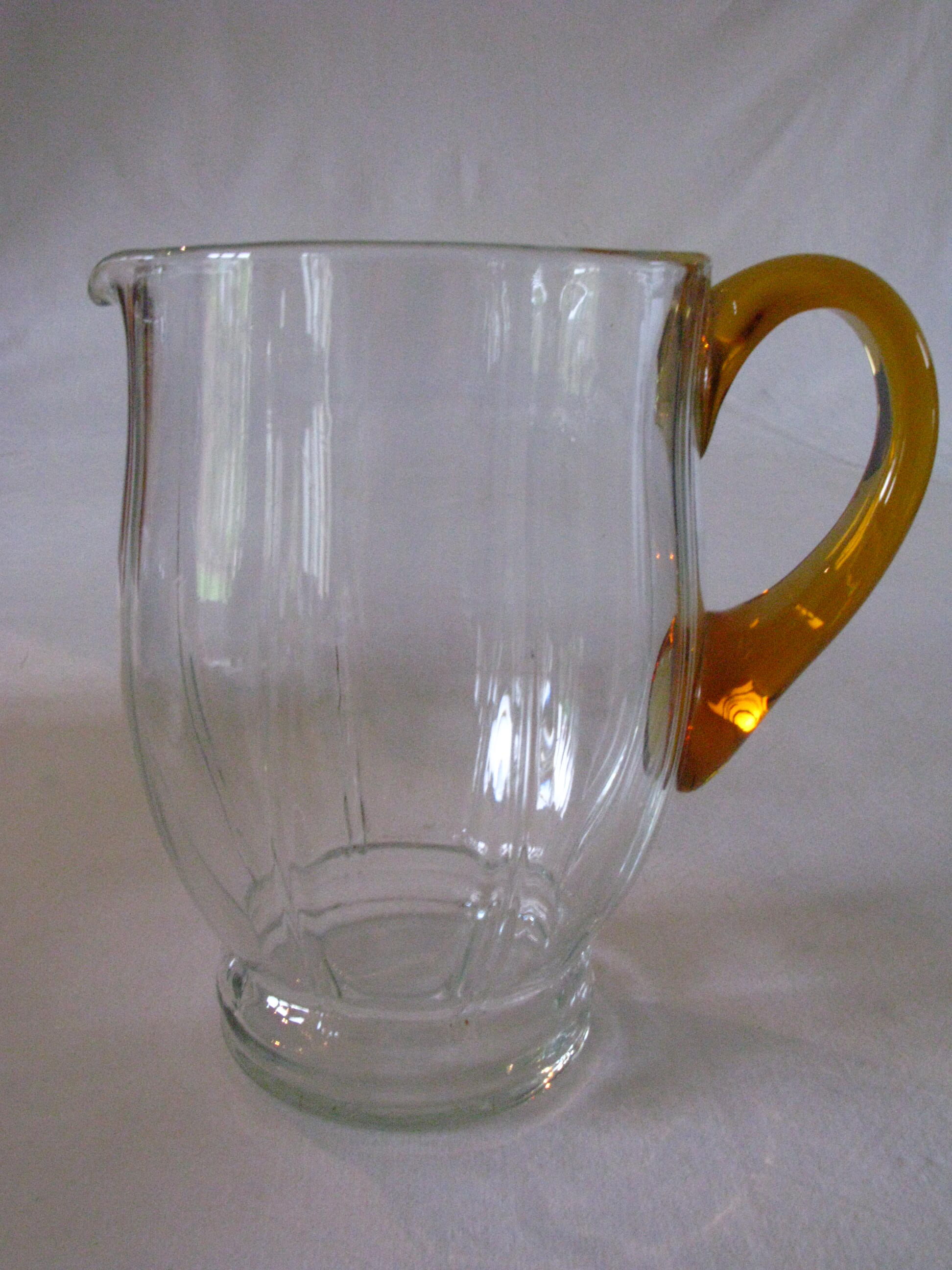 Glass pitcher