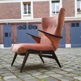 Fauteuil recliner Waing Chair Relax  années 50 60 vintage