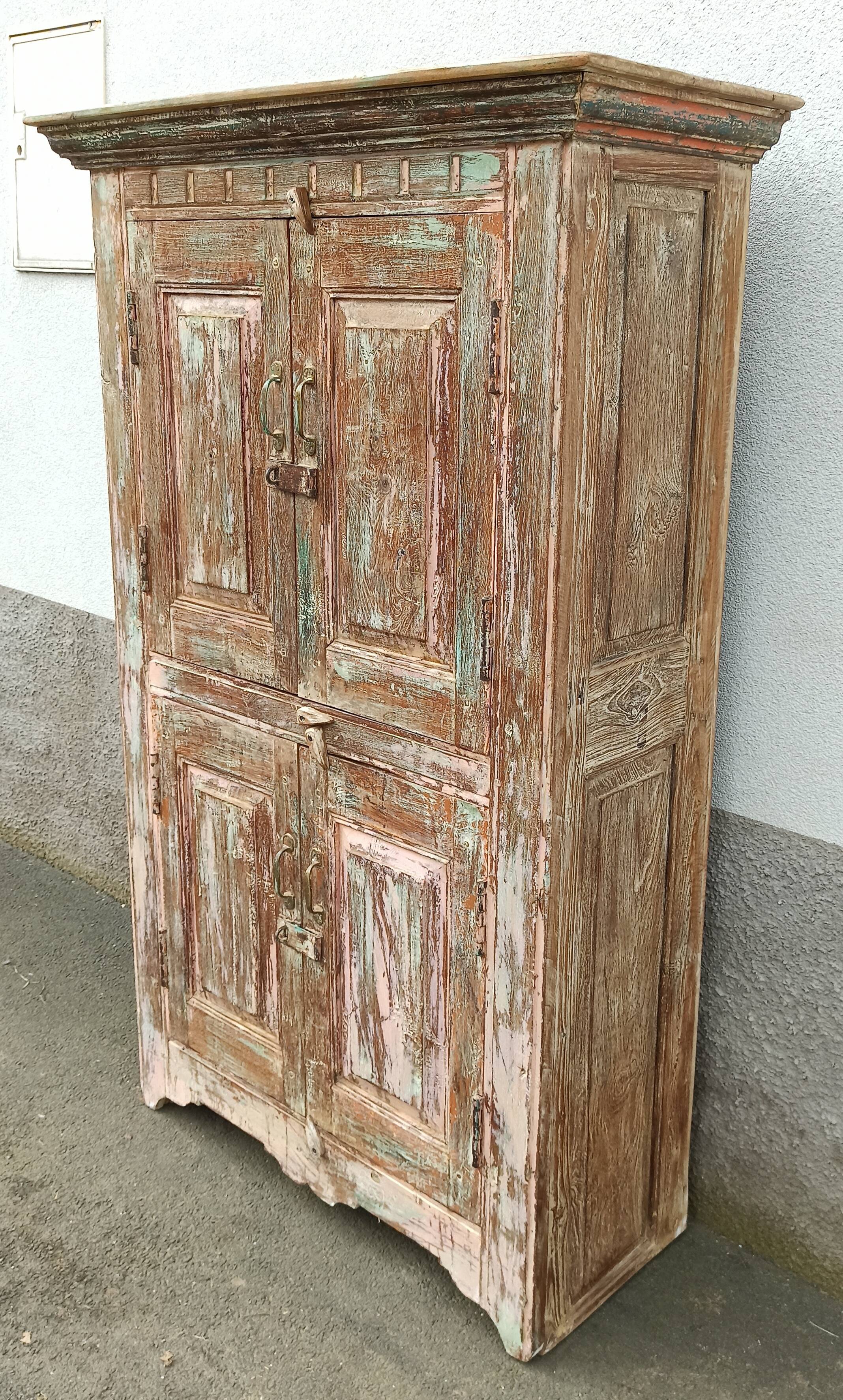 Antique wooden wardrobe