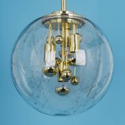 Sputnik Ball Chandelier by Doria, Germany, 1970s