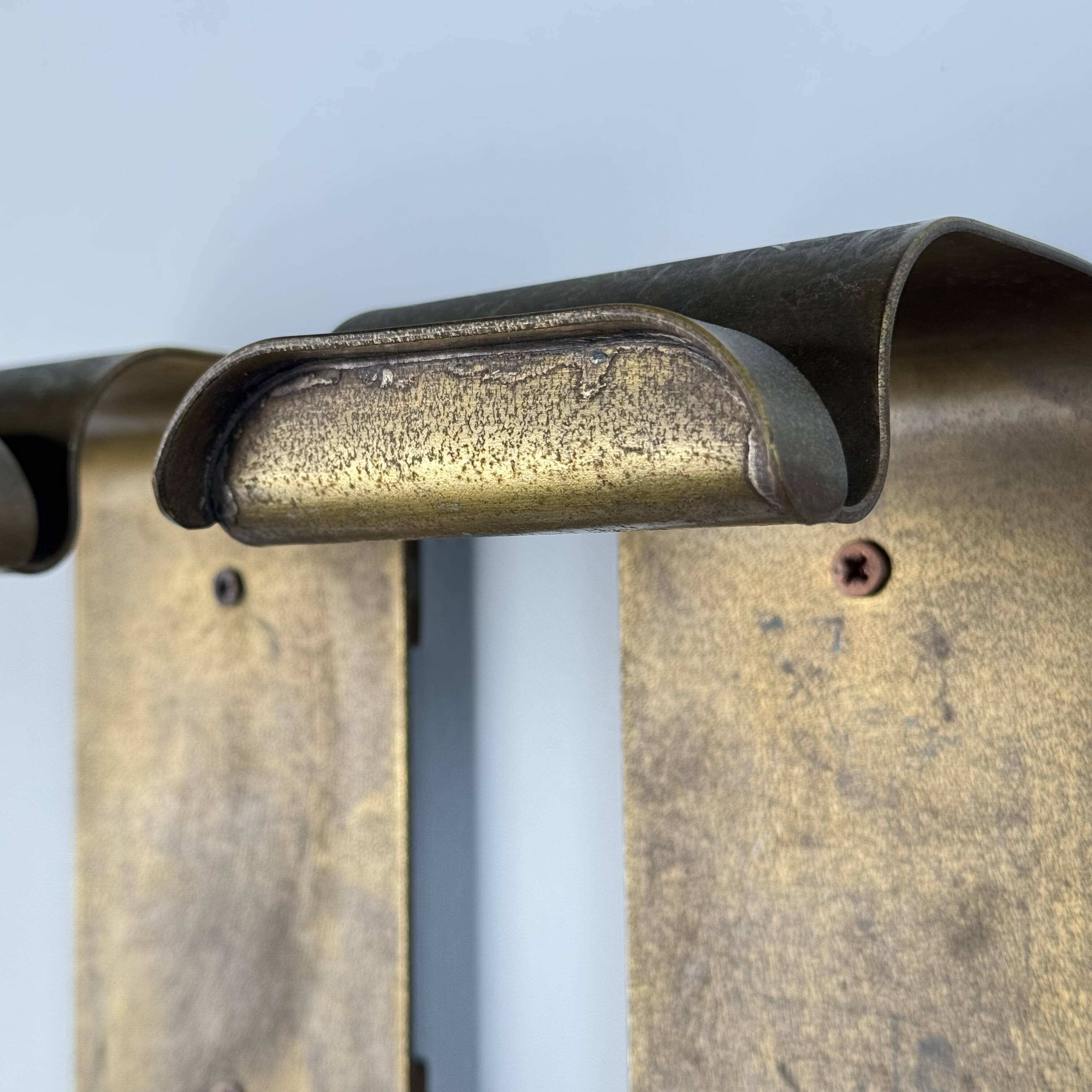 Rare set of four wall-mounted coat hooks by Azucena, 1950s.