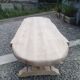 Large monastery table made of solid oak.