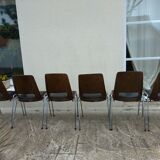6 stackable Baumann chairs